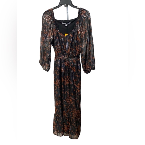 COLLECTIVE CONCEPTS-Square V-neck Dress- Size: Medium-Color: Black/Red-NEW!! - Picture 2 of 16